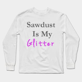 Sawdust & Glitter Purple Long Sleeve T-Shirt